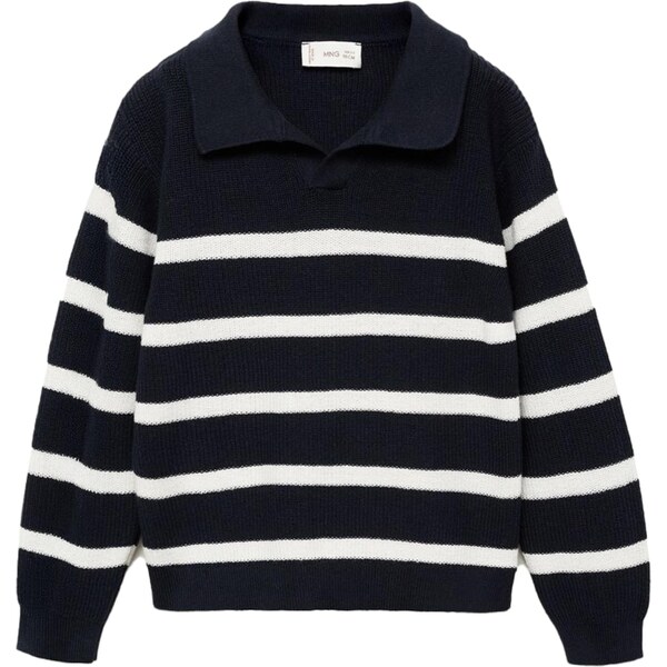 MANGO KIDS Sveter ENZO námornícka modrá / biela 65582151
