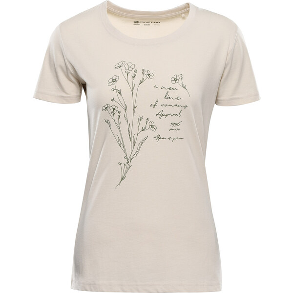 ALPINE PRO - TERMESA 3 DÁMSKE TRIČKO Z ORGANICKEJ BAVLNY 65232495