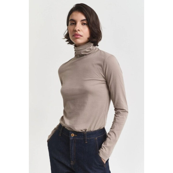ROLÁK GANT LIGHT COTTON LS TURTLENECK TAUPE BEIGE 64944400