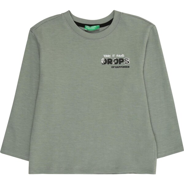 UNITED COLORS OF BENETTON Tričko nebesky modrá / zelená melírovaná / 65853138