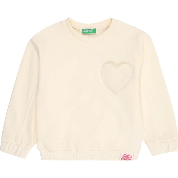 UNITED COLORS OF BENETTON Mikina biela ako vlna 65678914