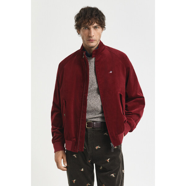 BUNDA GANT CORD HARRINGTON JACKET PLUMPED RED 65451044
