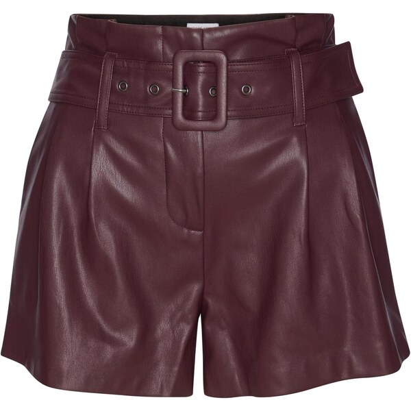 LASCANA Plisované nohavice bordová 65655239