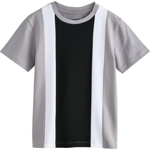 Next Tričko sivá / čierna / biela 65885268