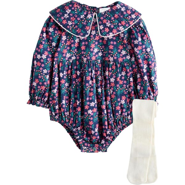 Next Set námornícka modrá / petrolejová / ružová / biela 65885652