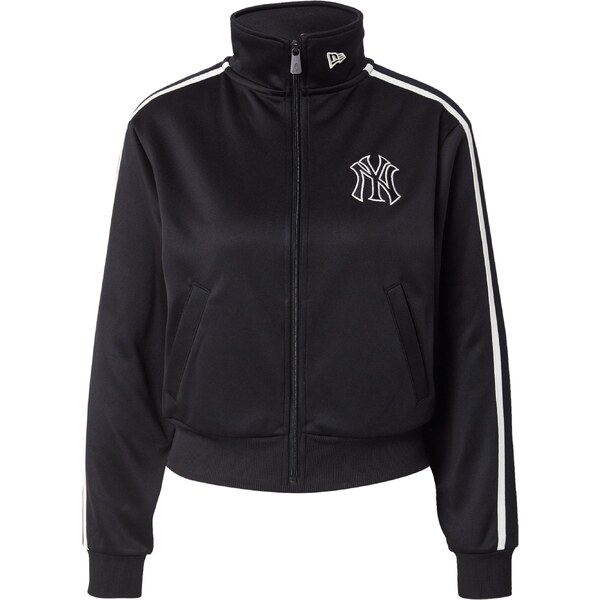 NEW ERA Tepláková bunda NEYYAN čierna / biela 65035825