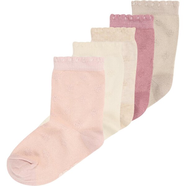 MINYMO Ponožky béžová / krémová / svetlobéžová / ružová / purpurová 66865735