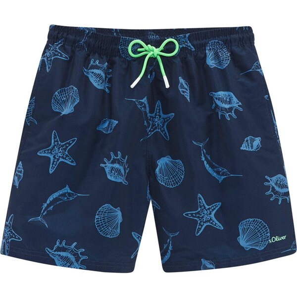 s.Oliver Plavecké šortky námornícka modrá / svetlomodrá 65292591