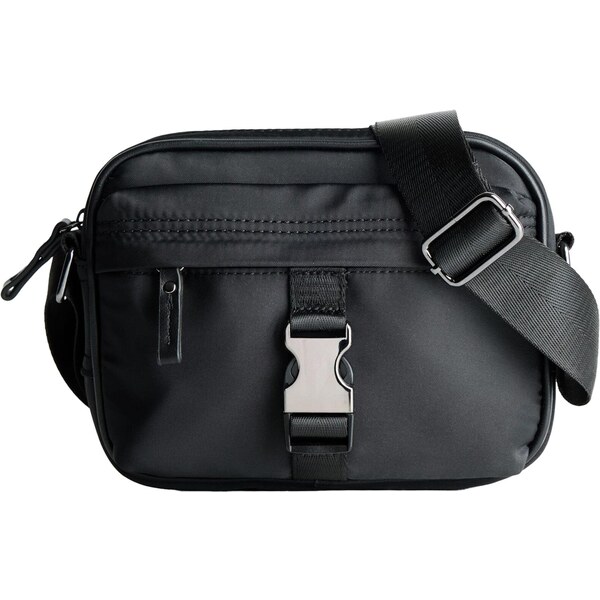 Bershka Taška cez rameno čierna 65885966