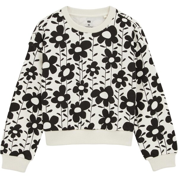 WE Fashion Sveter čierna / biela 65882840