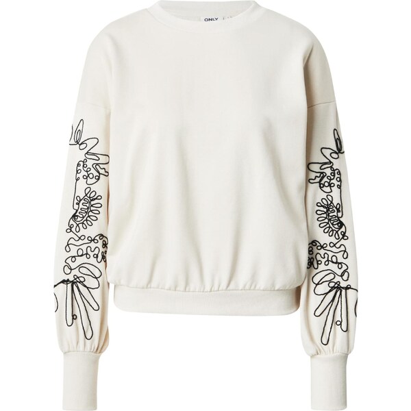 ONLY Mikina BROOKE béžová / čierna 65887978