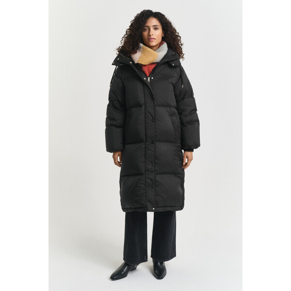 KABÁT GANT FULL LENGTH DOWN COAT BLACK 65451054