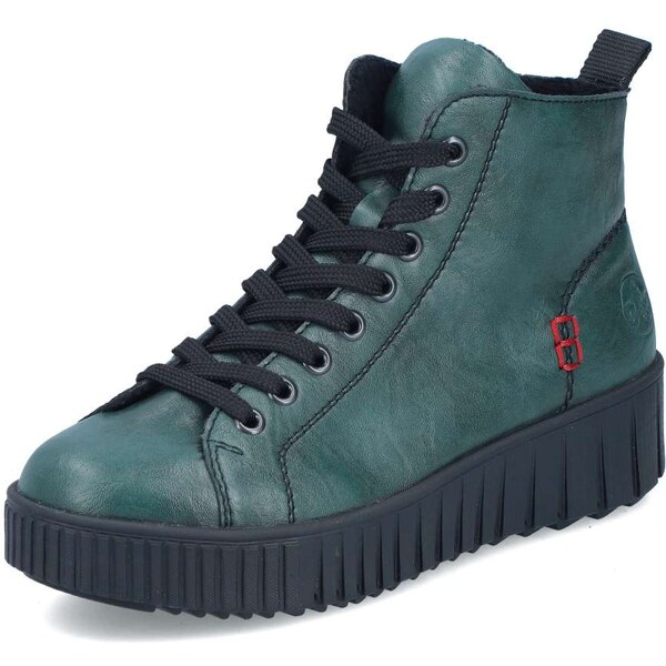 Dámska členková obuv RIEKER Y6121-54 zelená W5 65045064