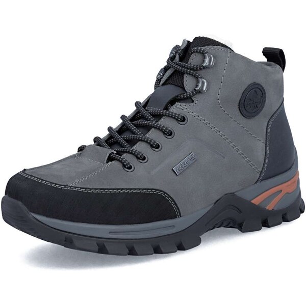 Pánska členková obuv RIEKER B6800-40 sivá W5 65045071