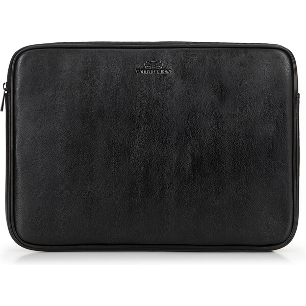 Wittchen Puzdro na notebook 15,6” z prírodnej kože, čierne 16-2-001-1 66066887
