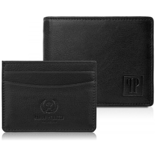 Paolo Peruzzi Pánska darčeková sada, kožená peňaženka a puzdro na 65046319