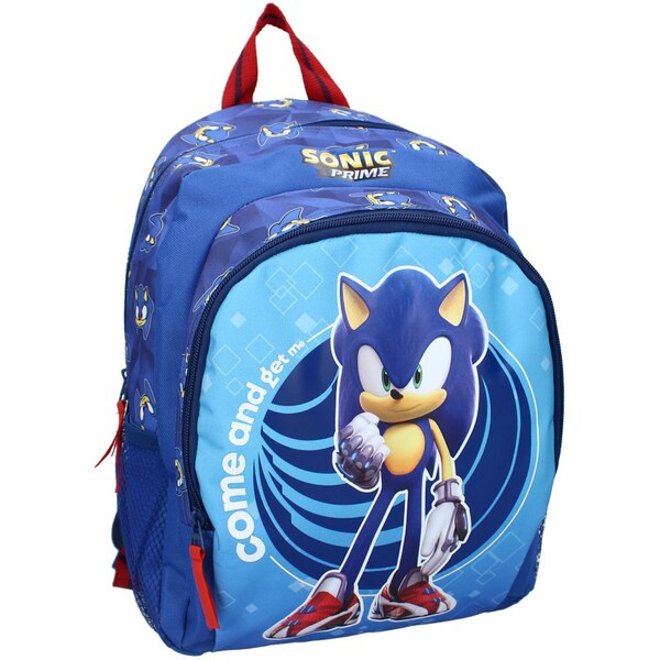 Vadobag Detský batoh s predným vreckom Ježko Sonic - Come and Get me 65048486