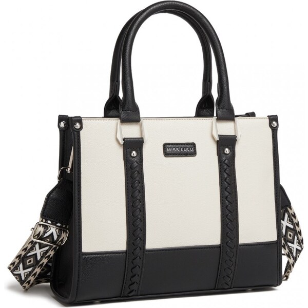 Miss Lulu Kabelka - priestranná s etno popruhom, čierna 66088305