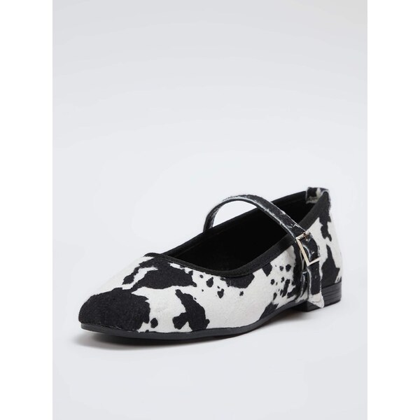 Trendyol Baleríny s ramienkom čierna / biela 64339373