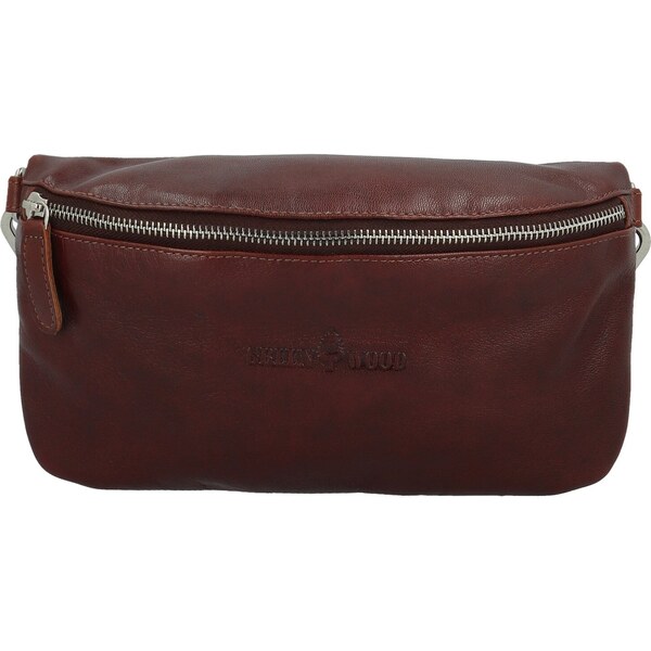 Dámska kožená kabelka/ľadvinka koňaková - Greenwood Luigi koňak 65066230
