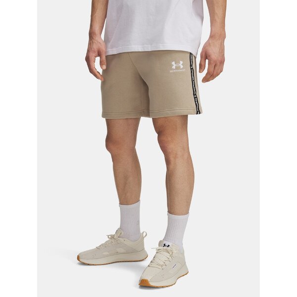 Mens shorts Under Armour UA Icon Fleece Short Taping-BRN - Mens 65233053