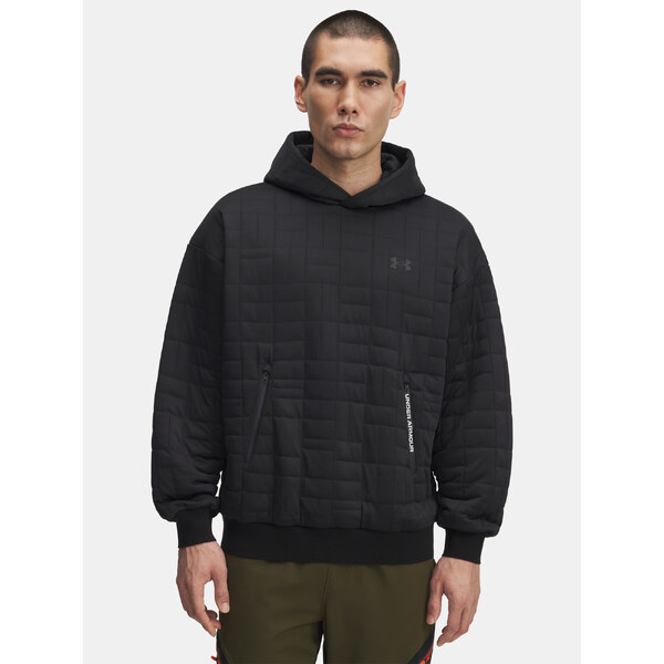 Mens sweatshirt Under Armour UA Unstoppable Flc Txtr Hdy-BLK - Mens 65236914