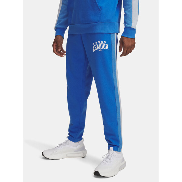 Mens Sports Pants Under Armour UA Rival Flc CB Pants-BLU - Men 65233097