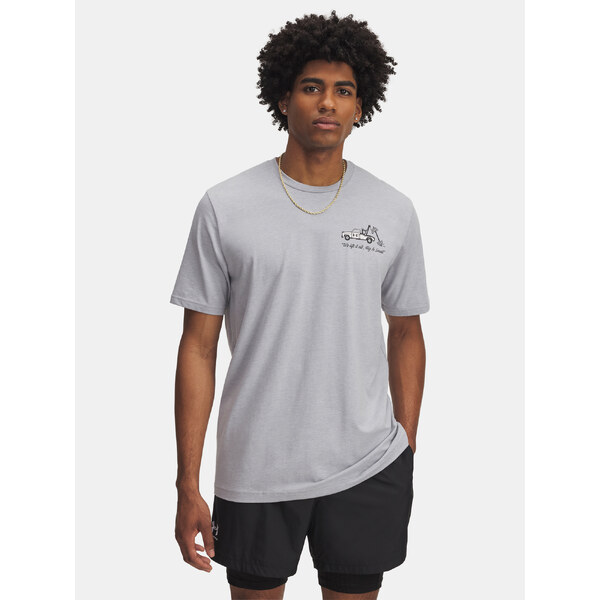 Mens T-shirt Under Armour UA 60/40S BODY SHOP SS-GRY - Mens 65233124