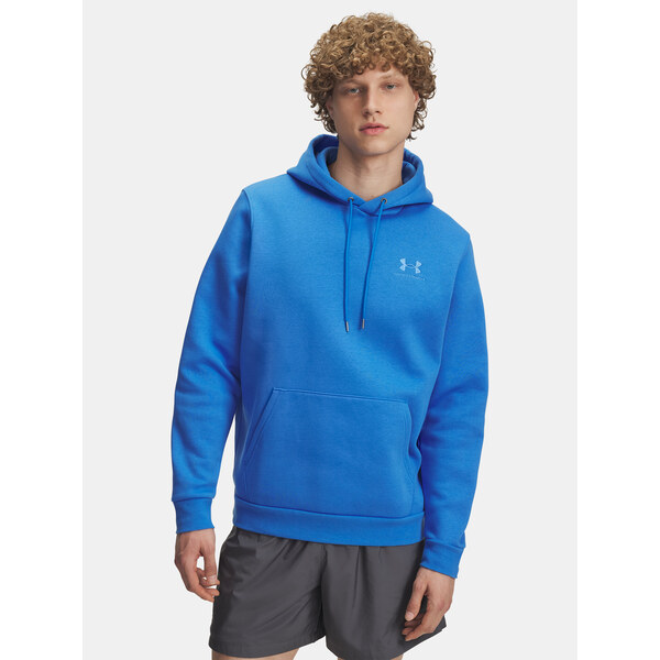 Mens sweatshirt Under Armour UA Icon Fleece Hoodie-BLU - Mens 65233193