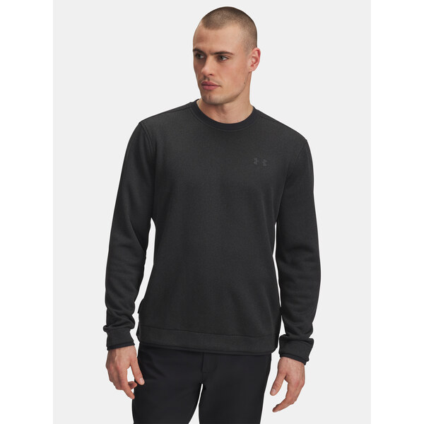 Mens sweatshirt Under Armour UA M Sweater Fleece Crew-BLK - Mens 65233263