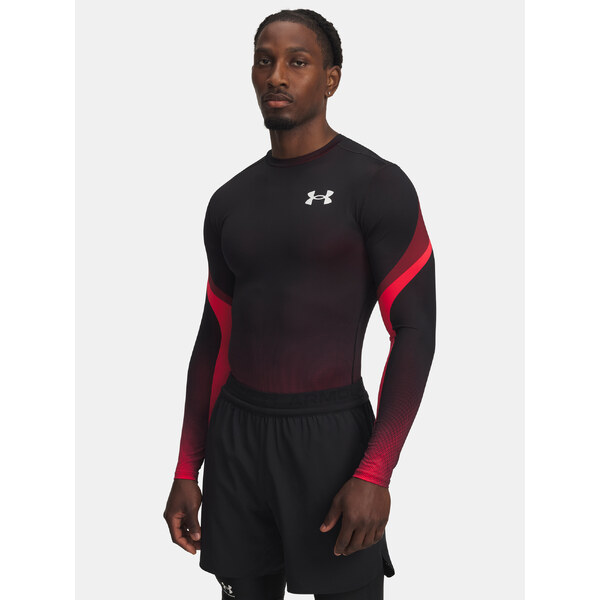 Mens T-shirt Under Armour UA Heatgear Sub Crew LS-RED - Mens 65233252