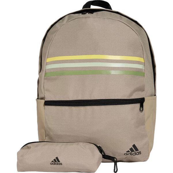 Tmavo béžový športový plecniak s puzdrom Adidas Classic Horizontal 3 65051798