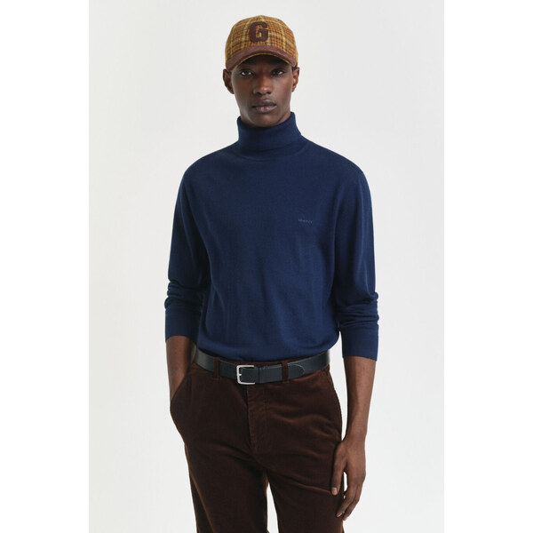 ROLÁK GANT EXTRAFINE MERINO WOOL TURTLENECK MARINE 65051964