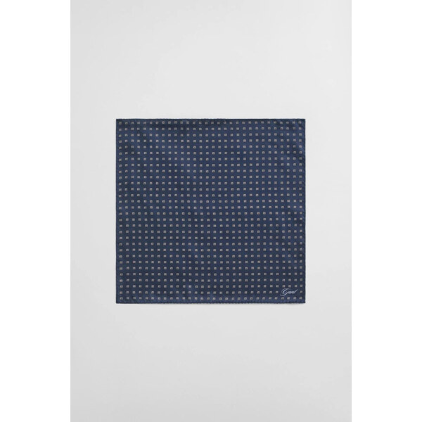VRECKOVKA GANT FOULARD PRINT POCKET SQUARE MARINE 65051967