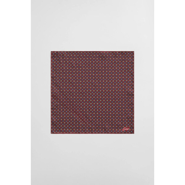 VRECKOVKA GANT FOULARD PRINT POCKET SQUARE PLUMPED RED 65051968