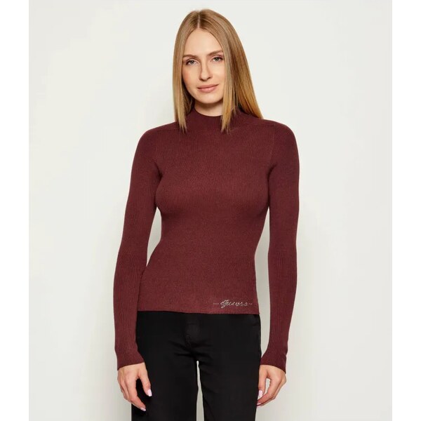 GUESS Polorolák JULIA | Slim Fit | s prímesou vlny a kašmíru 65051583