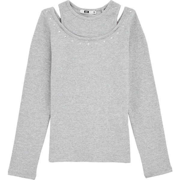 WE Fashion Tričko svetlosivá 65656048