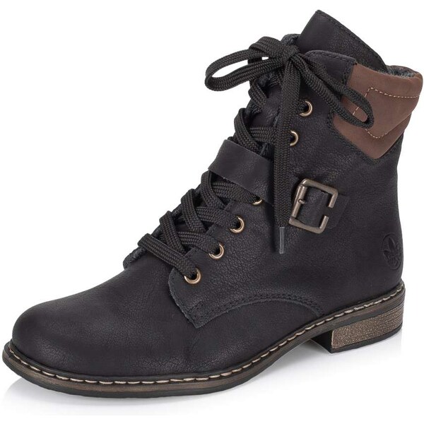 Dámska členková obuv RIEKER 71200-00 čierna W5 65053999