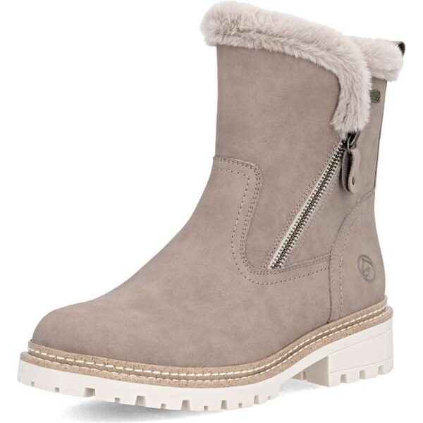 RIEKER Dámska členková obuv REMONTE D0B83-20 béžová W5 65056351