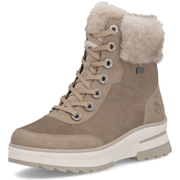 RIEKER Dámska členková obuv REMONTE D2B75-64 béžová W5 65056354