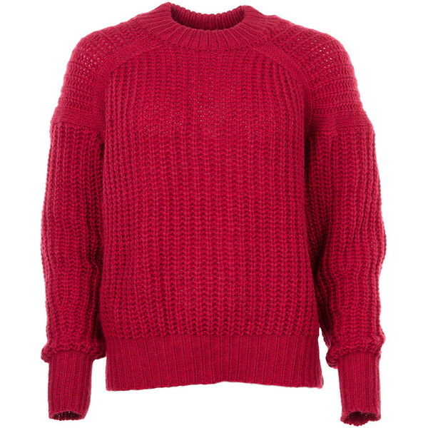 Loman Dámsky vlnený sveter Vlnka S01 červená veľkosti oblečenia S/M 65796945