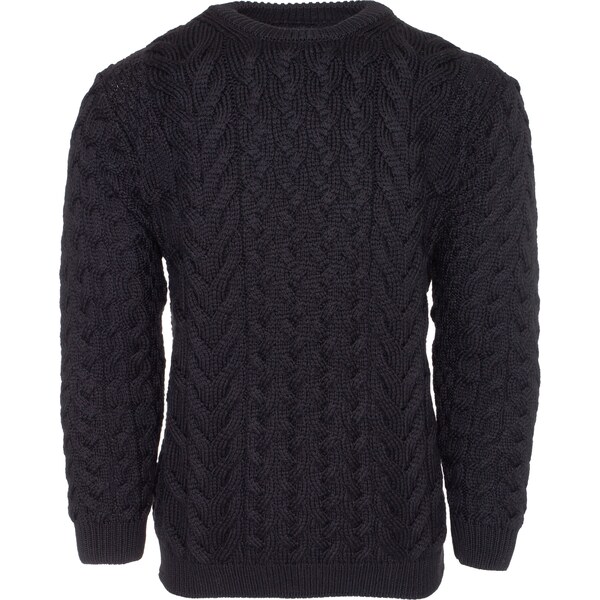 Vlnený sveter Vlnka S08 čierna veľkosti oblečenia L 65796998