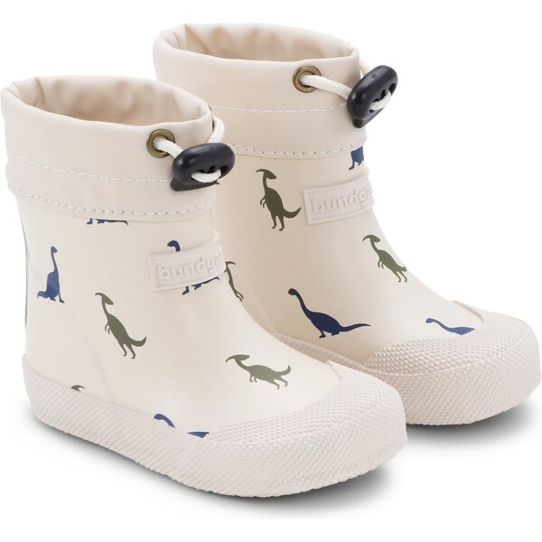 Detské barefoot gumáky Bundgaard Cover BG401050_9410 Ivory Dino 65138200