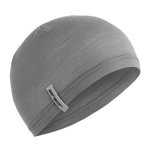 Vlnená čiapka Sensor Merino Active Under sivá veľkosti oblečenia Uni 65797022