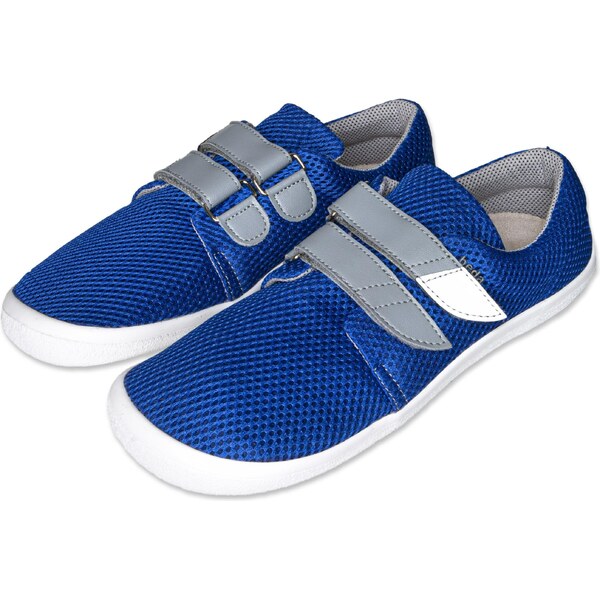 Detské barefootové priedušné tenisky na suchý zips Beda modrá veľkost 65796991