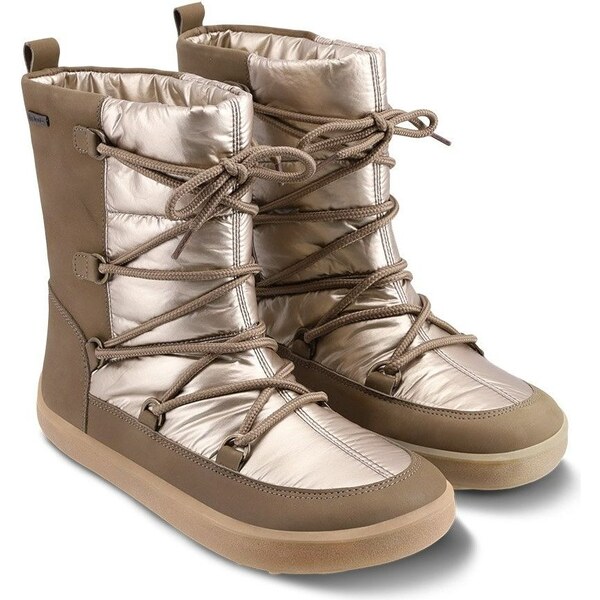 Dámske barefoot snehule Be Lenka Snowfox hnedá veľkosti obuvi - 65797035