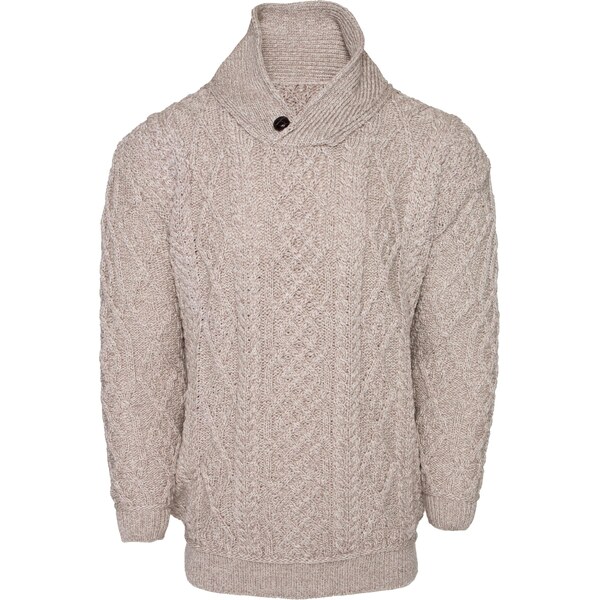 Pánsky vlnený sveter Vlnka S18 prírodná veľkosti oblečenia XXL 65797038