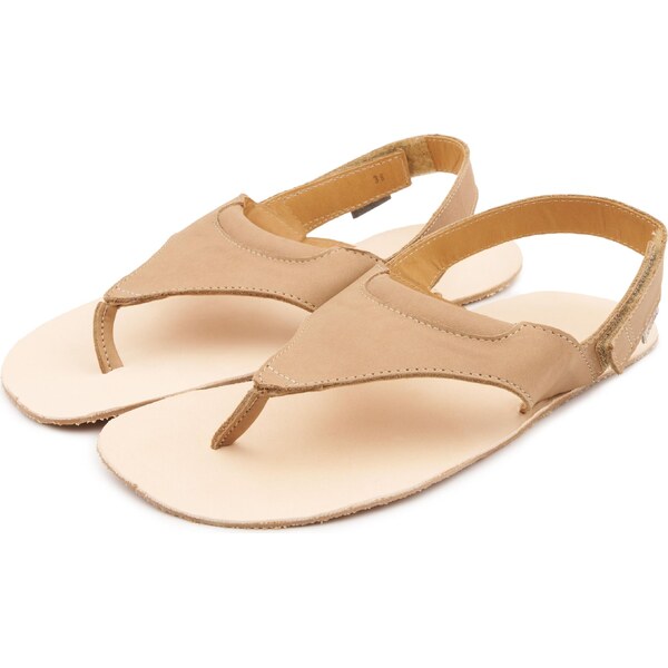 Vlnka Dámske barefoot kožené sandále Elen svetlo hnedá veľkosti obuvi 65797046