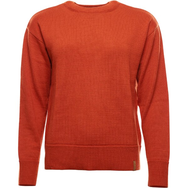 Dámsky tenký vlnený sveter Vlnka oranžová veľkosti oblečenia S/M 65797072