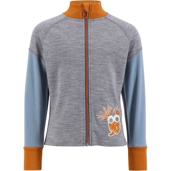 Detská vlnená mikina Piny Ulvang šedá veľkosti oblečenia 92 65797075